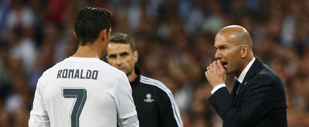 Cristiano Ronaldo et Zinedine Zidane