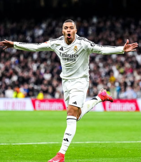 Kylian Mbappé, attaquant du Real Madrid